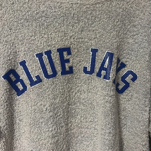 Victoria’s Secret Pink x 5th Ocean Blue Jays Crewneck Sweatshirt - Picture 4 of 7